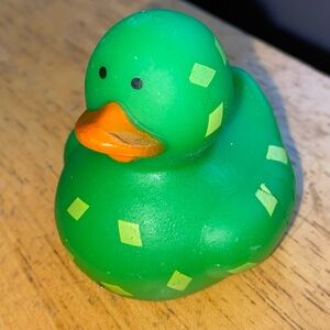 Oriental Diamonds Green Rubber Duck Jeep Ducked Decor Car bath Home Office